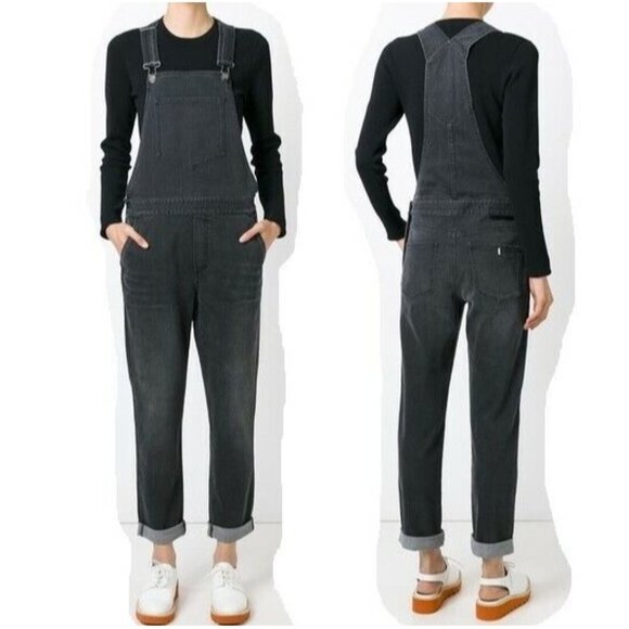 Stella McCartney The Skinny Boyfriend Dungarees Soft Denim...